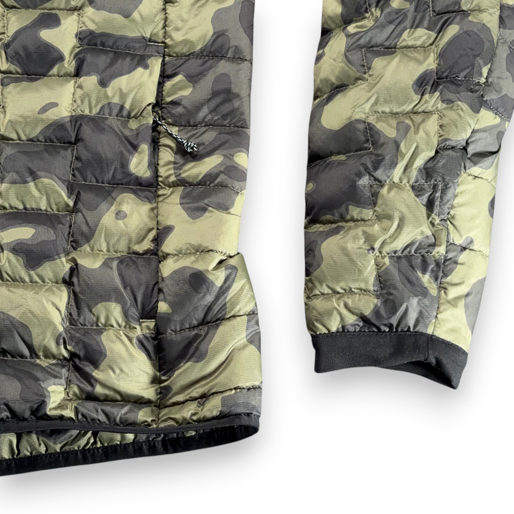 Mountain Hardwear Jacket Adult MEDIUM Green Black Camouflage Down Puffer Summit - Picture 7 of 10